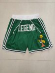 NBA Boston Celtics 33 Bird legeno shorts Vert